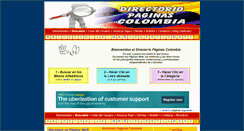 Desktop Screenshot of directoriopaginascolombia.com